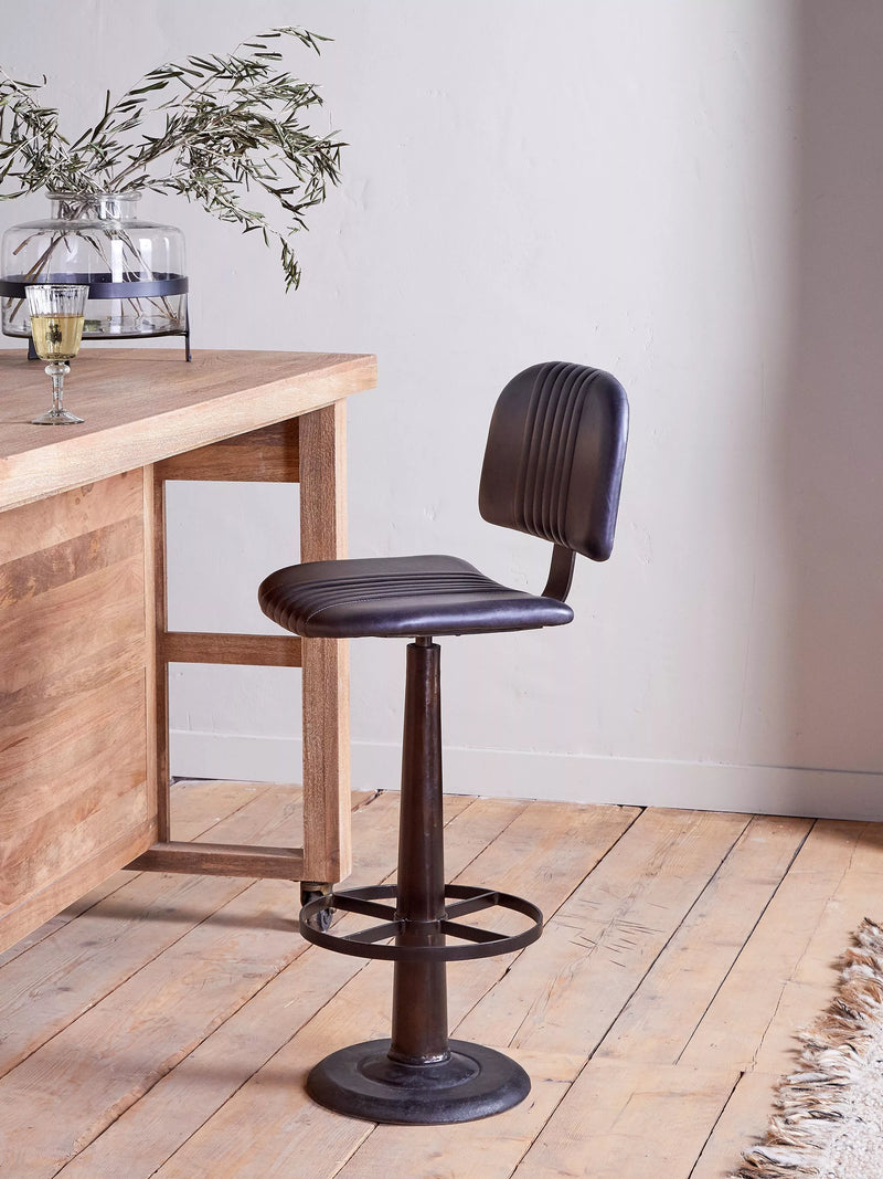 nkuku Narwana bar chair black - British product