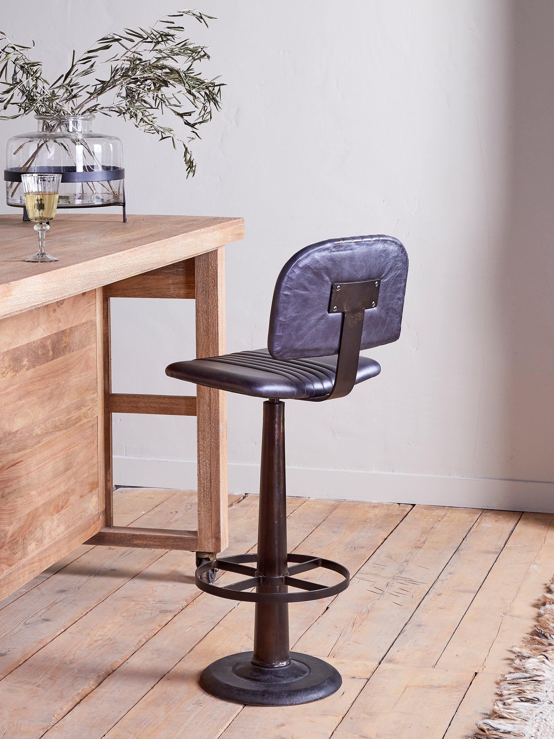 nkuku Narwana bar chair black - British product