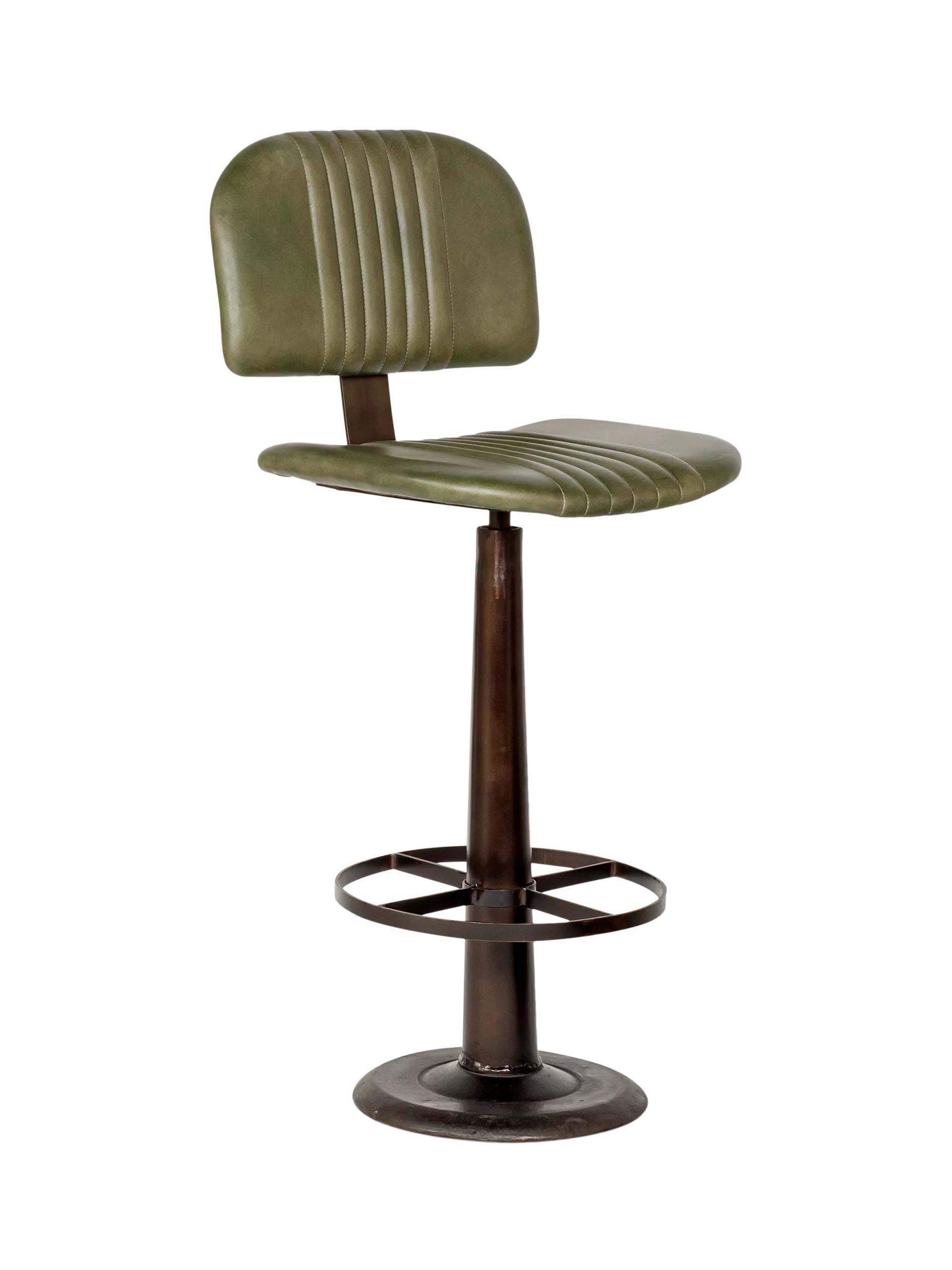 nkuku Narwana bar chair green, imported from the UK