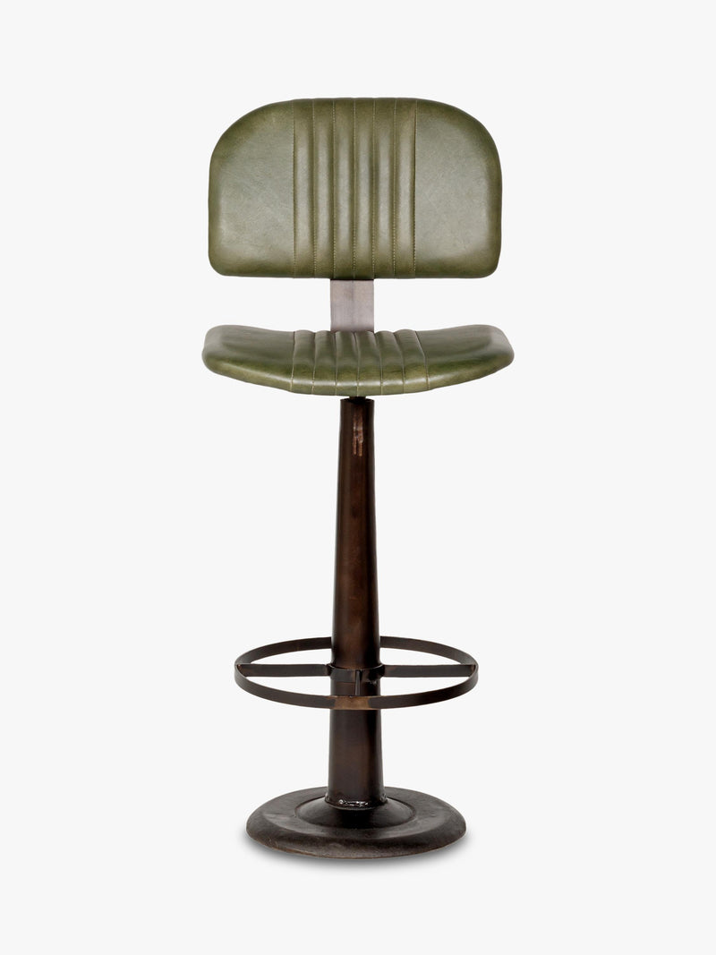 nkuku Narwana bar chair green, imported from the UK