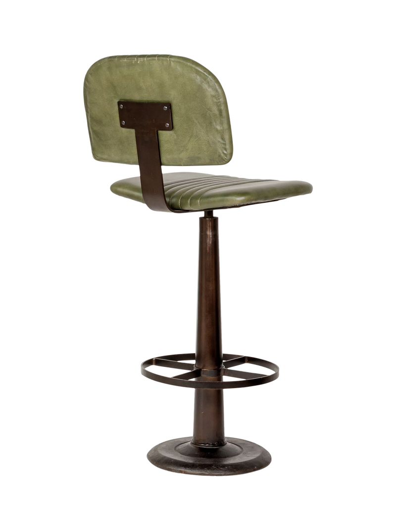 nkuku Narwana bar chair green, imported from the UK