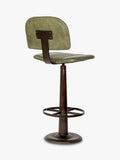 nkuku Narwana bar chair green, imported from the UK