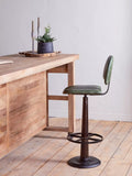 nkuku Narwana bar chair green, imported from the UK