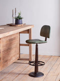 nkuku Narwana bar chair green, imported from the UK