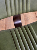 nkuku Narwana bar chair green, imported from the UK