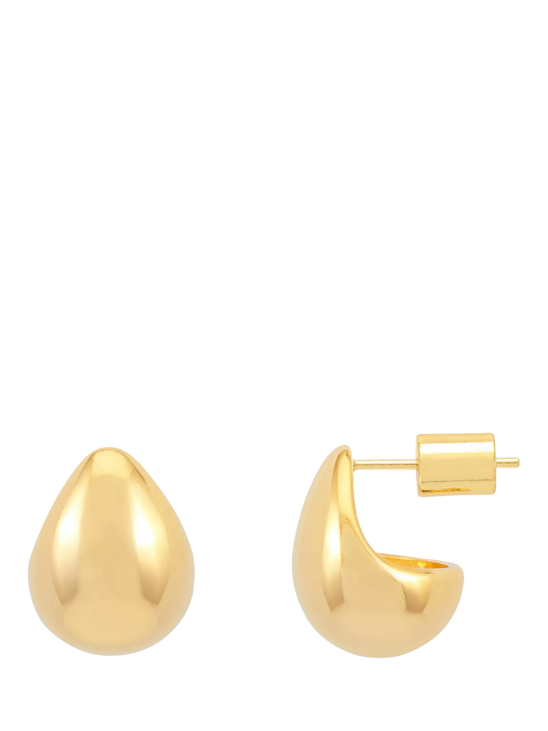 Estella Bartlett waterproof mini teardrop earrings gold - British product