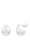 Estella Bartlett mini teardrop stud earrings silver tone - British product