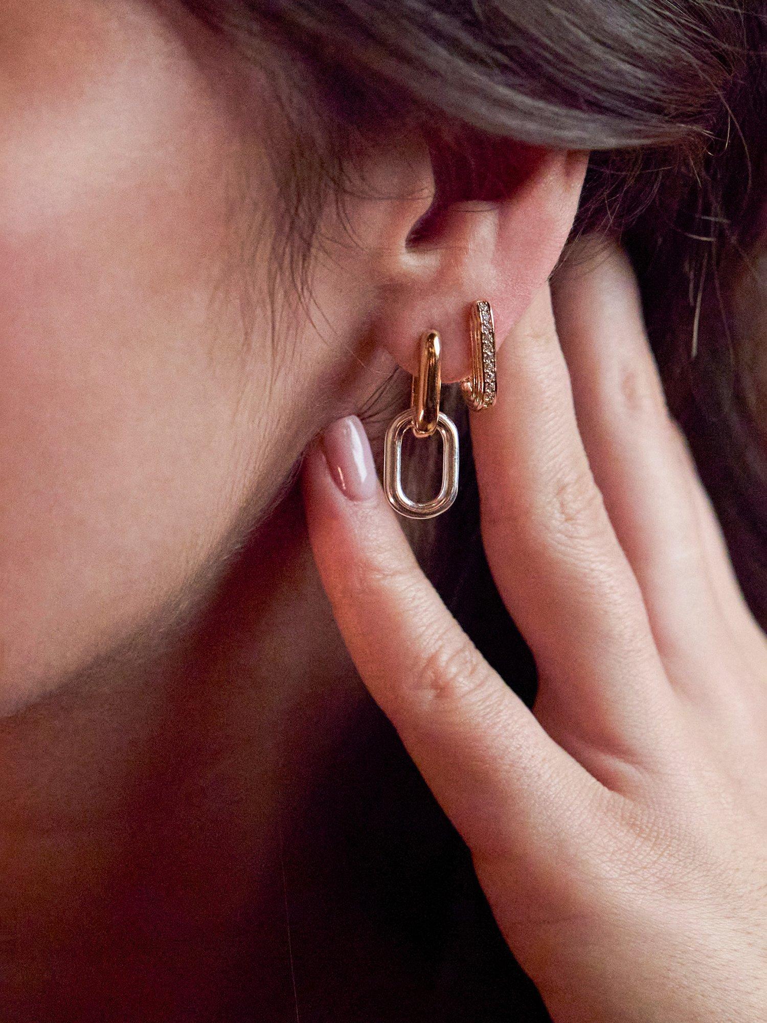 Estella Bartlett waterproof hoop earrings multi, imported from the UK