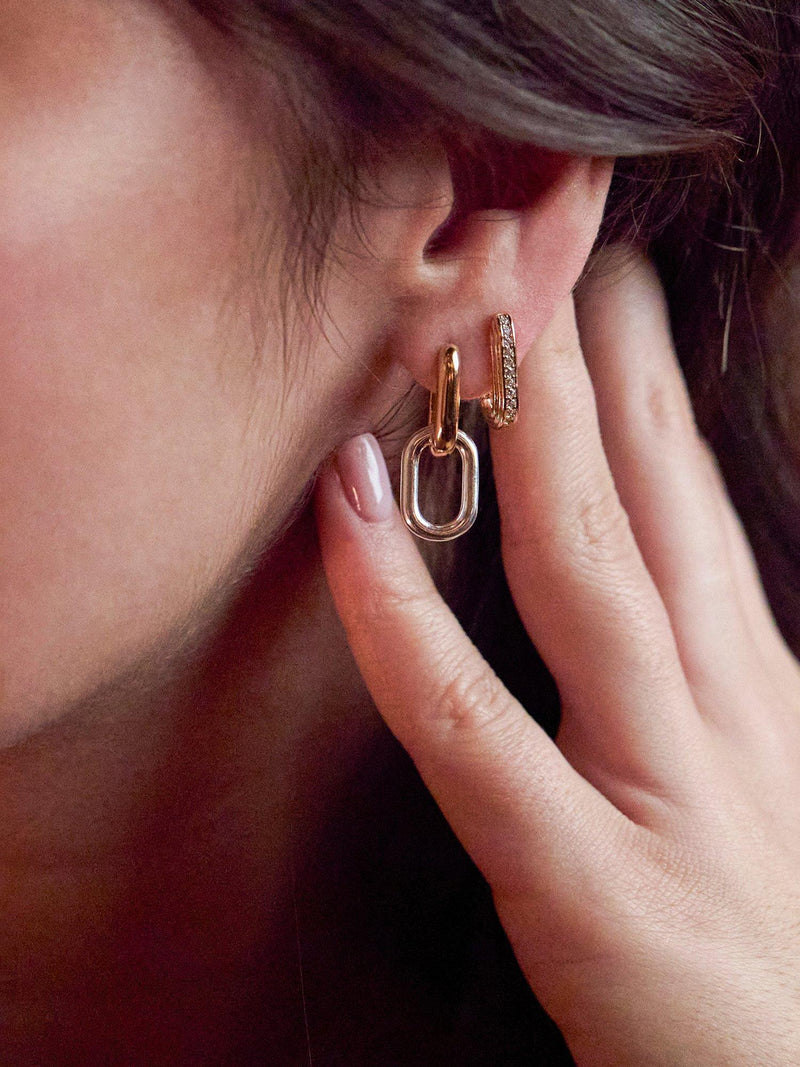 Estella Bartlett waterproof hoop earrings multi, imported from the UK