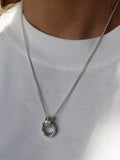 Tutti Fuse interlocking pendant necklace silver (British brand)