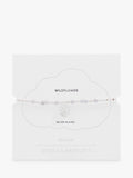 Estella Bartlett agate beaded bracelet silver blue - British product