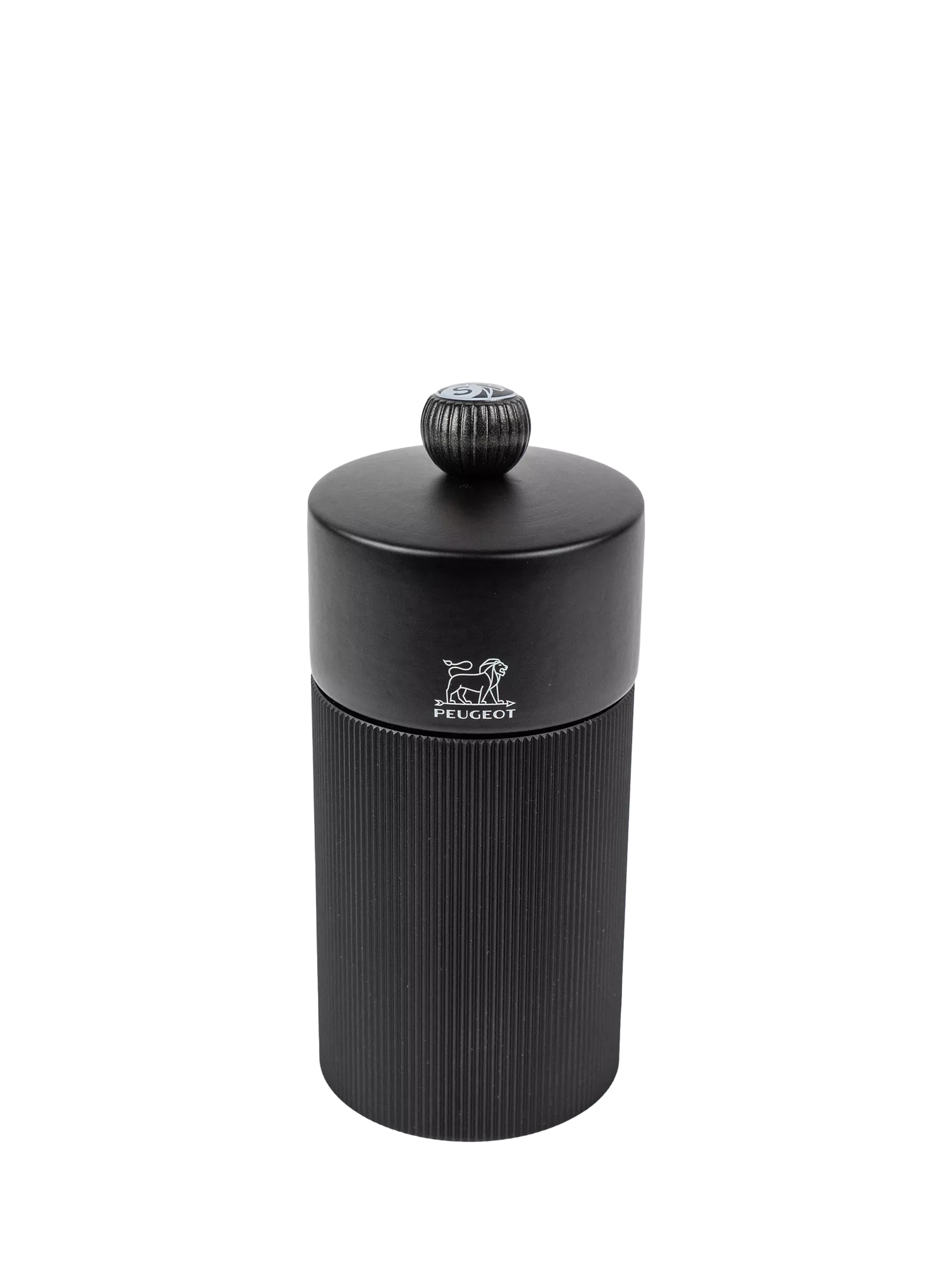 Peugeot Night Chic salt and pepper mills 12cm matt black, imported from the UK