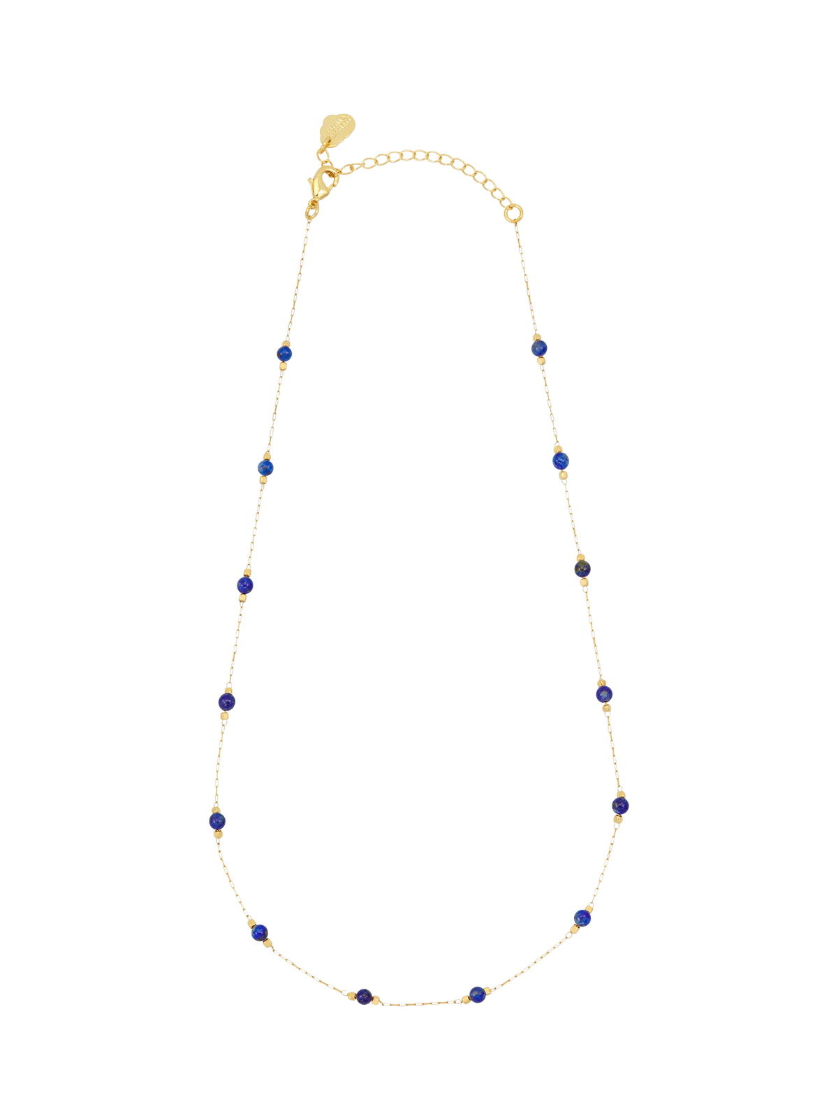 Estella Bartlett necklace lapis lazuli gold tone 40-44cm, imported from the UK