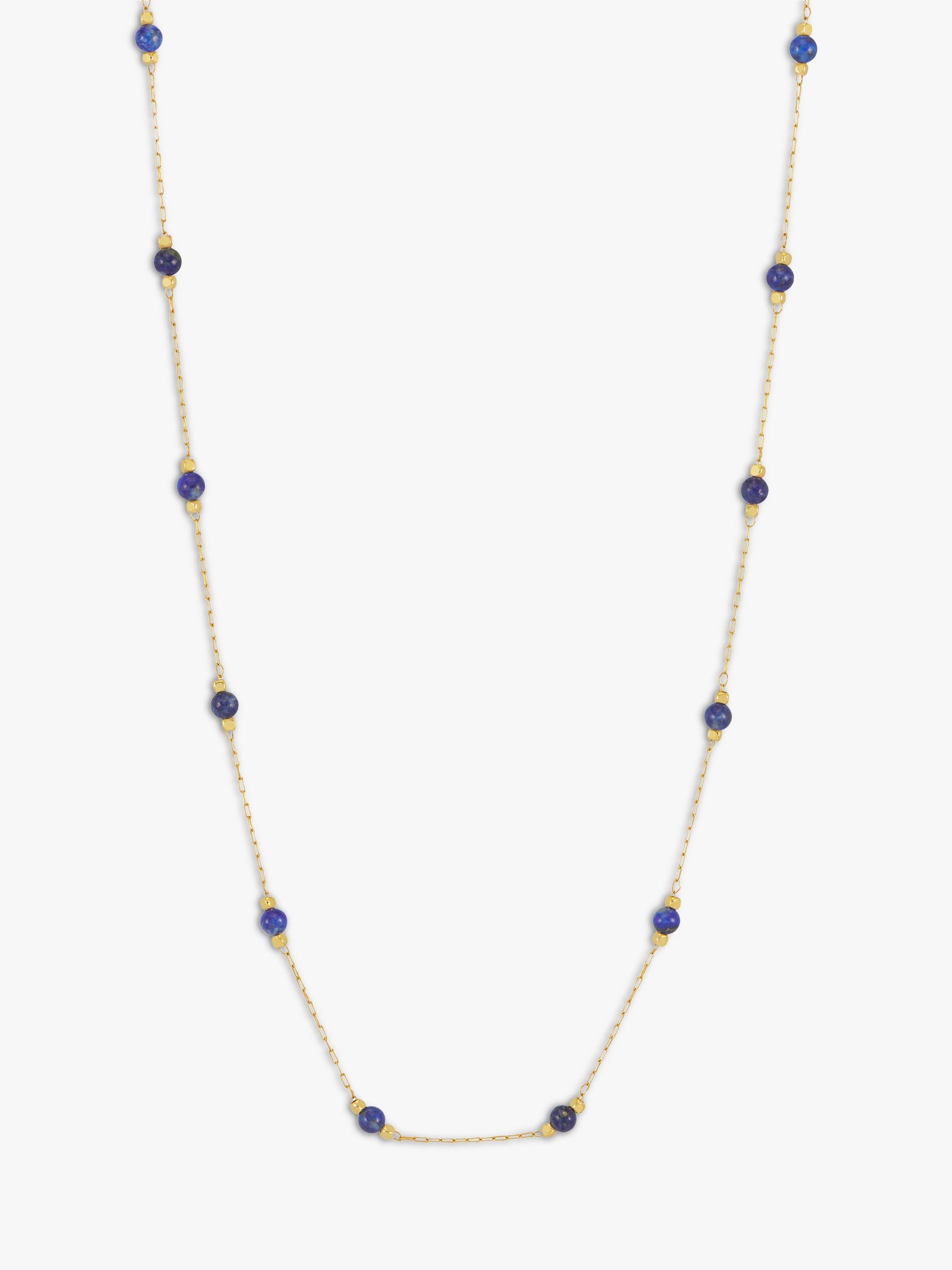 Estella Bartlett necklace lapis lazuli gold tone 40-44cm, imported from the UK