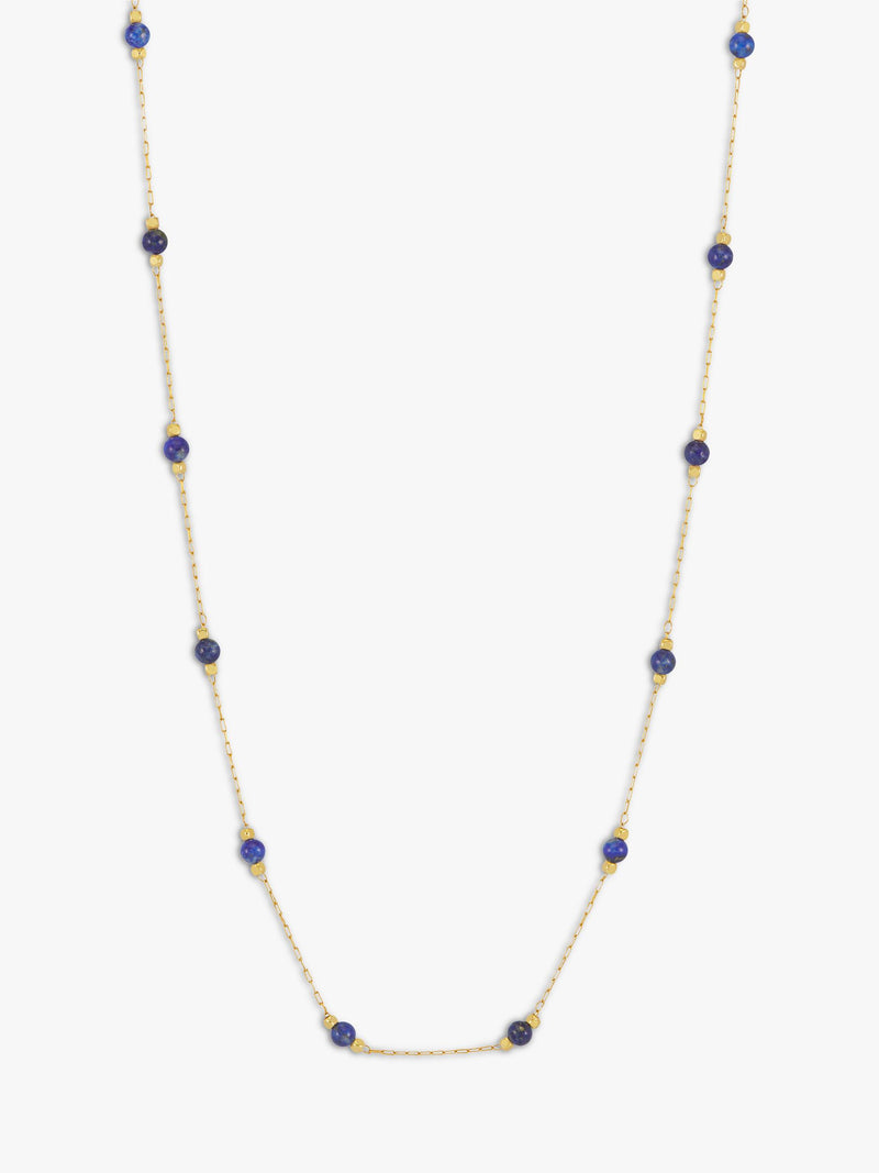 Estella Bartlett necklace lapis lazuli gold tone 40-44cm, imported from the UK