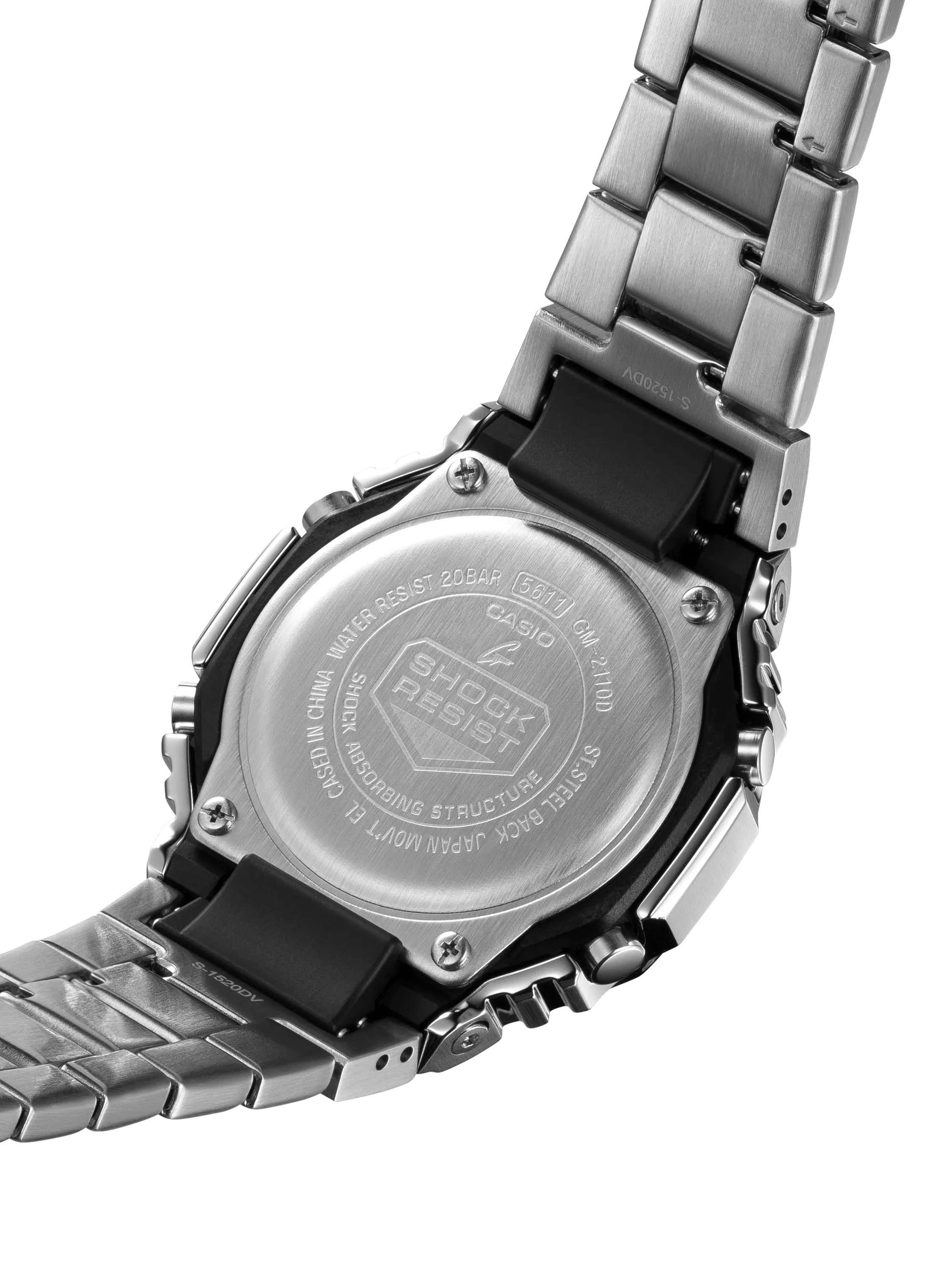Casio G-SHOCK GM-2110D steel edition watch blue dial (British brand)