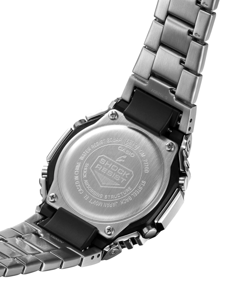 Casio G-SHOCK GM-2110D steel edition watch blue dial (British brand)