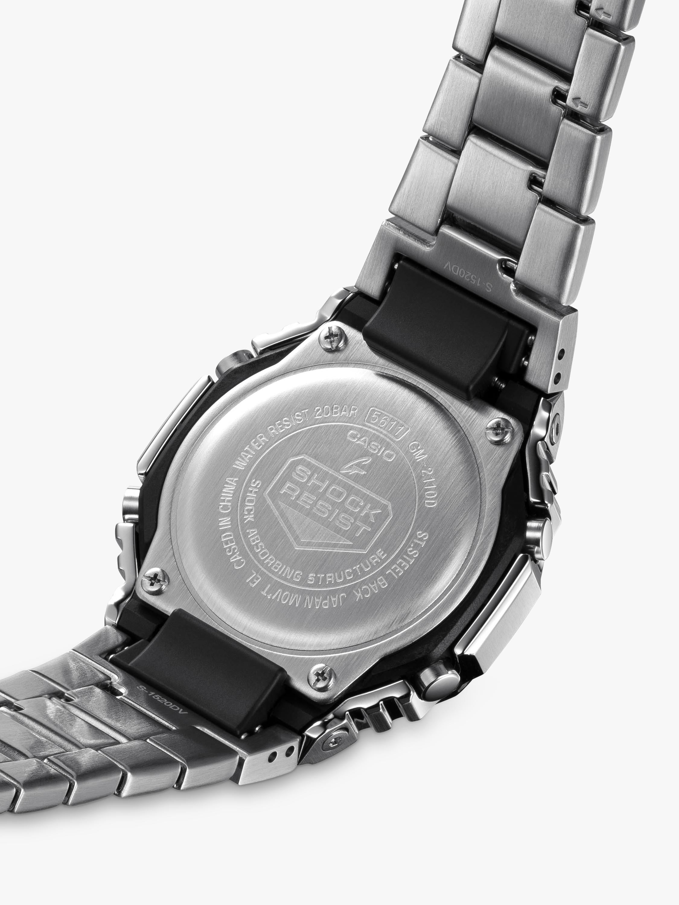 Casio G-SHOCK GM-2110D steel edition watch blue dial (British brand)