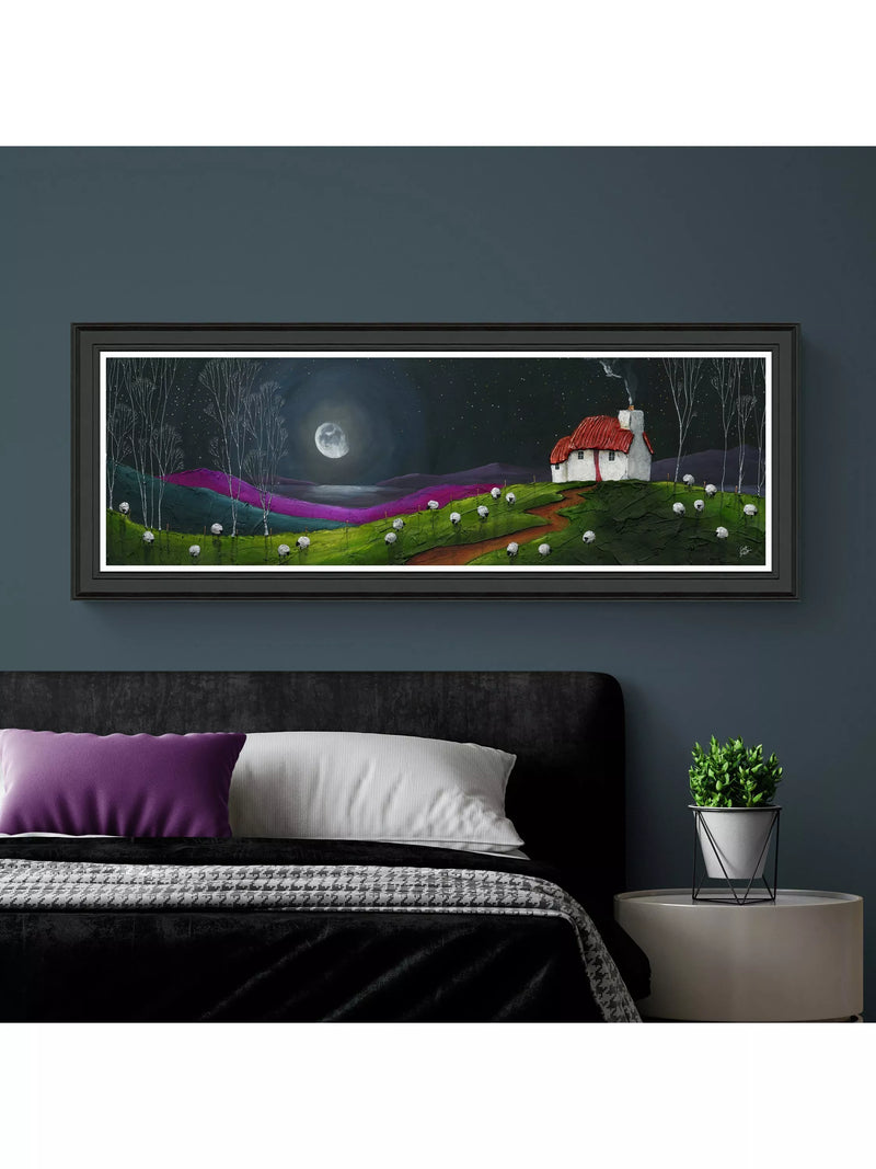John Lewis framed print Dreaming 49x129cm, UK version