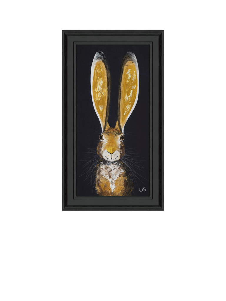 John Lewis Quinn Russell 'Jake' Framed Print, 69 x 39cm, Ochre/Black