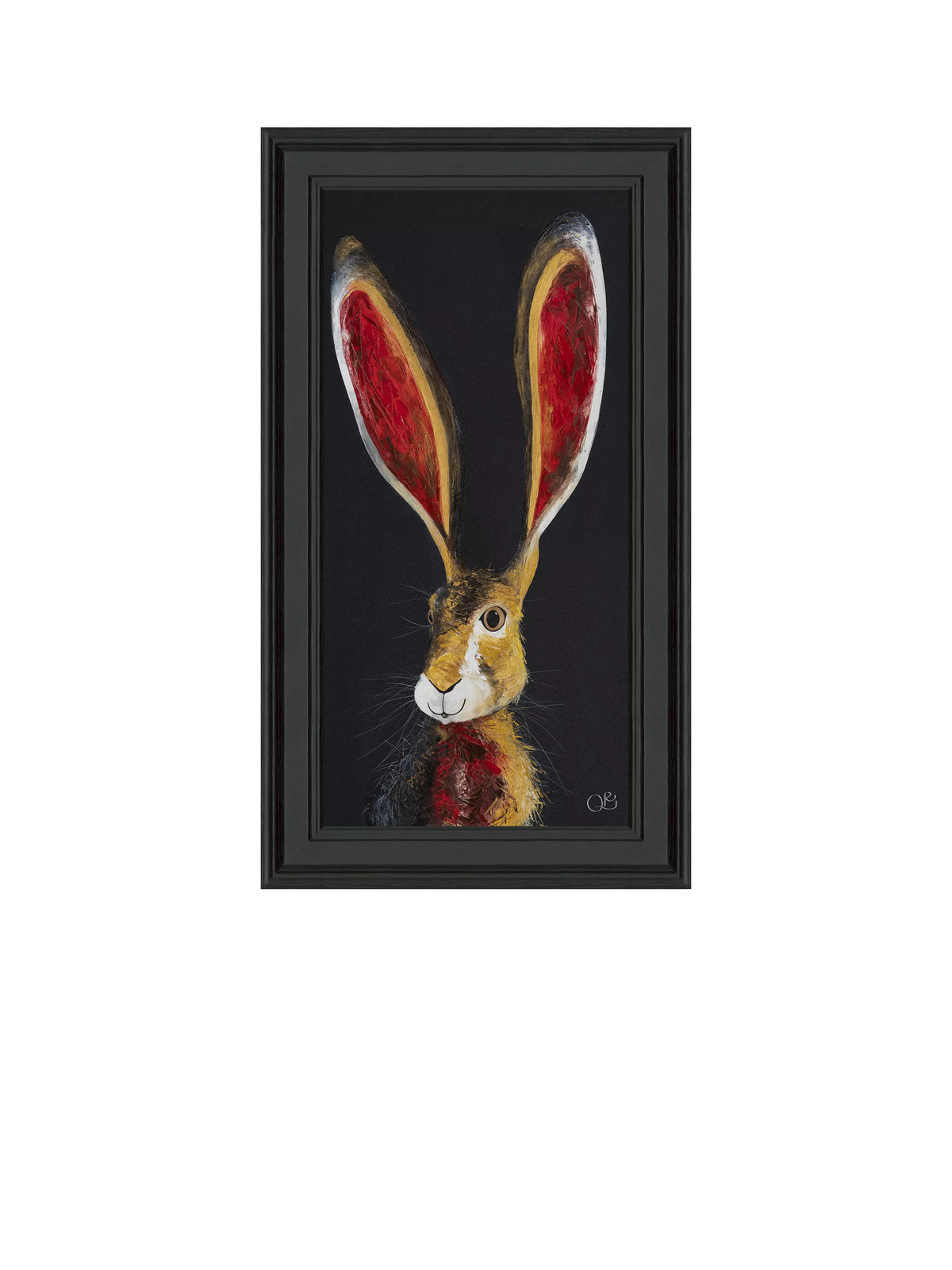 John Lewis 'Lewis' framed print red black 69x39cm, UK version