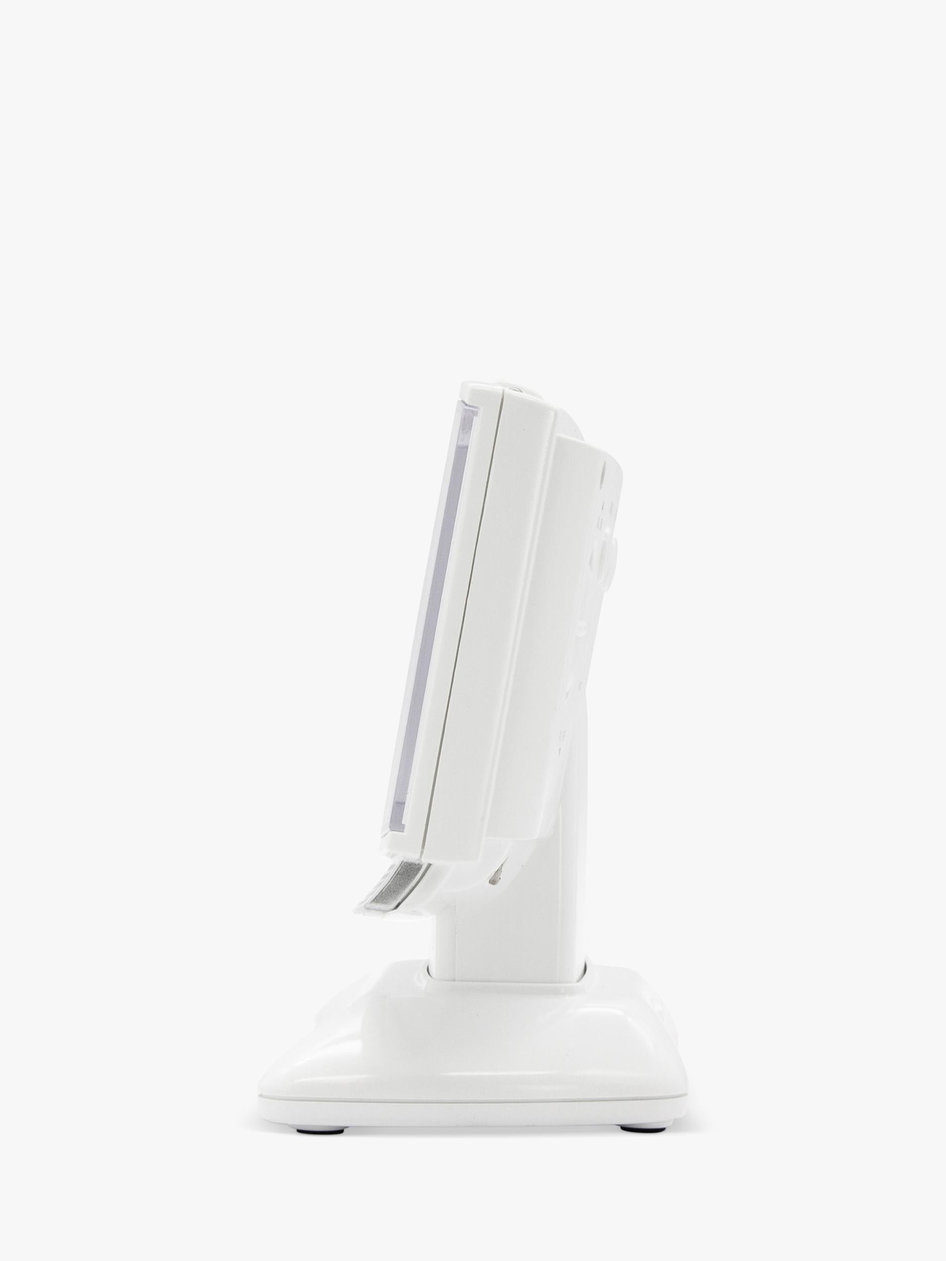 Acctim Integra 2 digital alarm clock white (British brand)