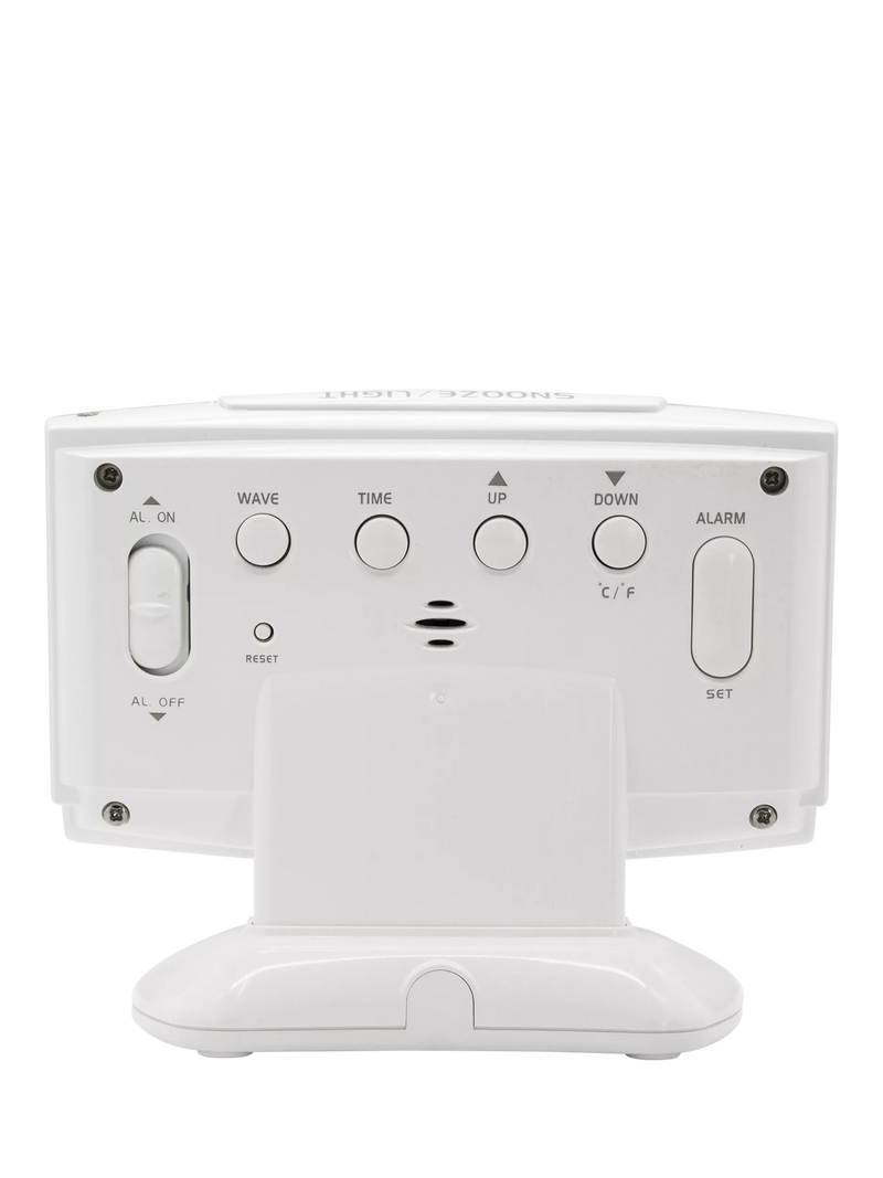 Acctim Integra 2 digital alarm clock white (British brand)