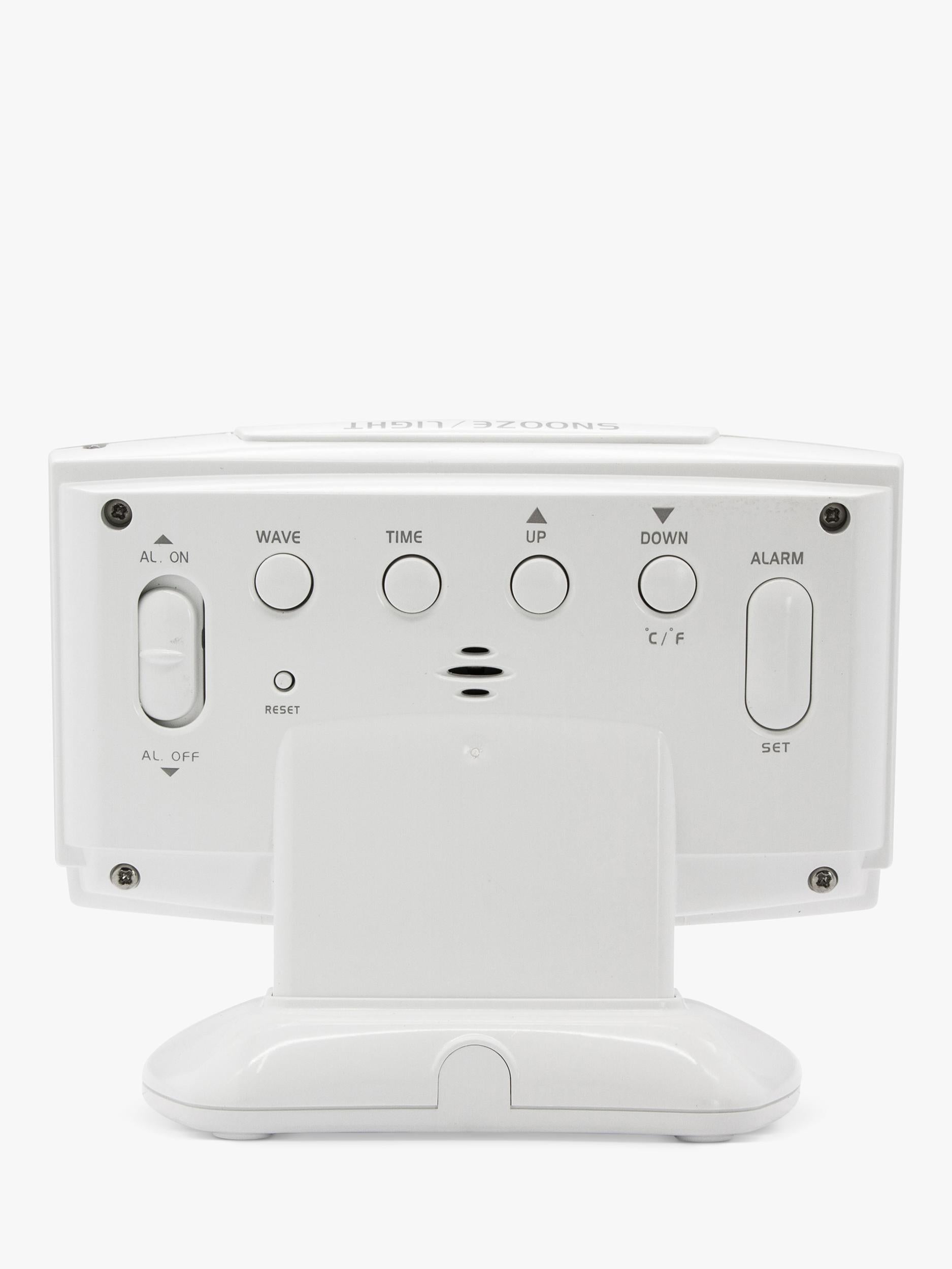 Acctim Integra 2 digital alarm clock white (British brand)