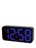 Acctim LED colour changing digital alarm clock black (British brand)
