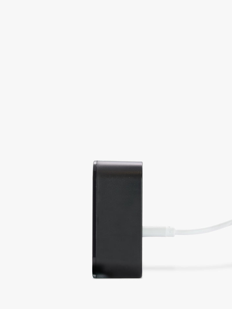 Acctim LED colour changing digital alarm clock black (British brand)