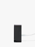 Acctim LED colour changing digital alarm clock black (British brand)
