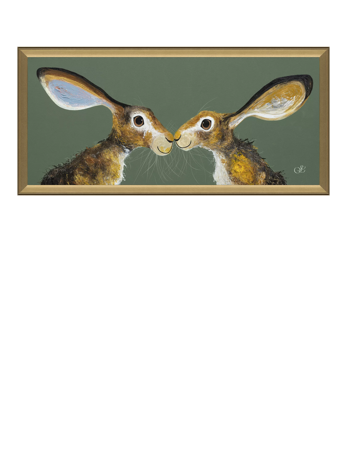 John Lewis Quinn Russell Sweet Kisses framed print 50x105cm (British brand)