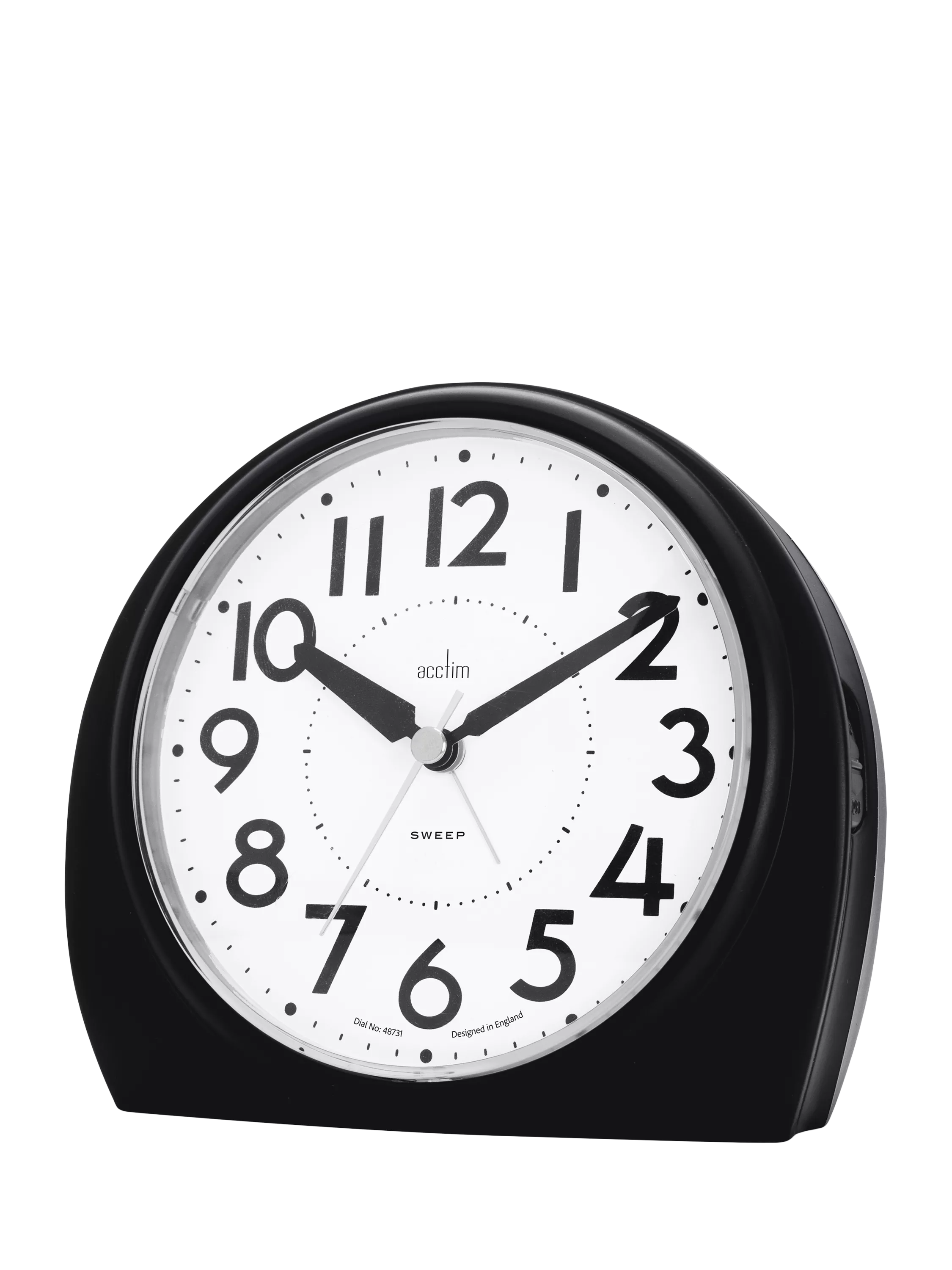Acctim jumbo alarm clock black - British product