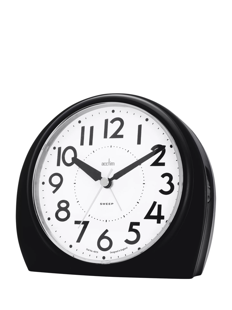 Acctim jumbo alarm clock black - British product