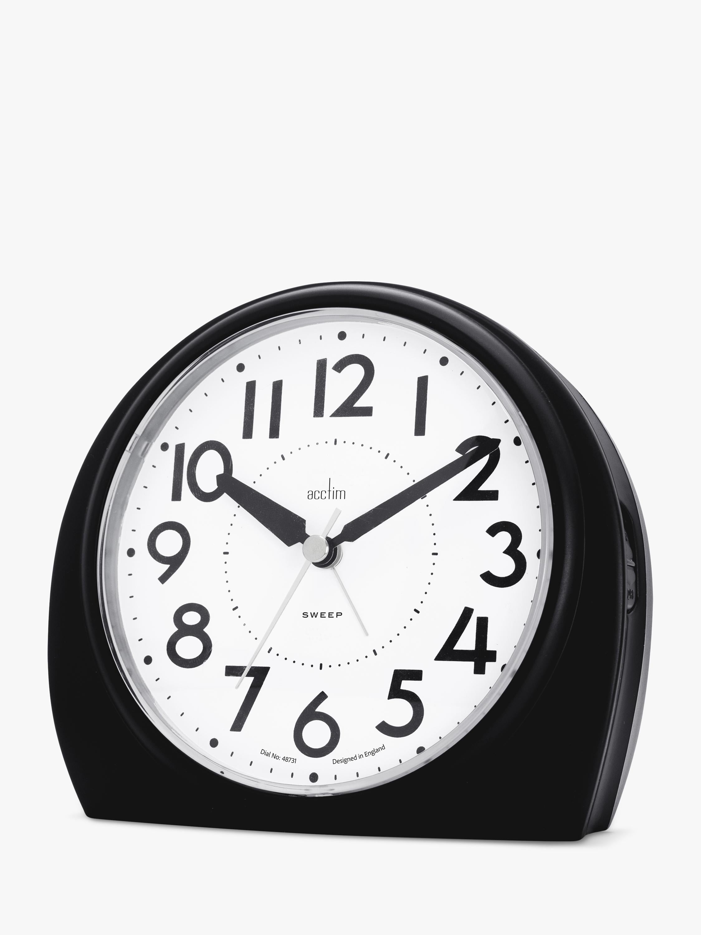 Acctim jumbo alarm clock black - British product