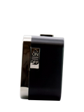 Acctim analogue square alarm clock black with luminous hands (British brand)