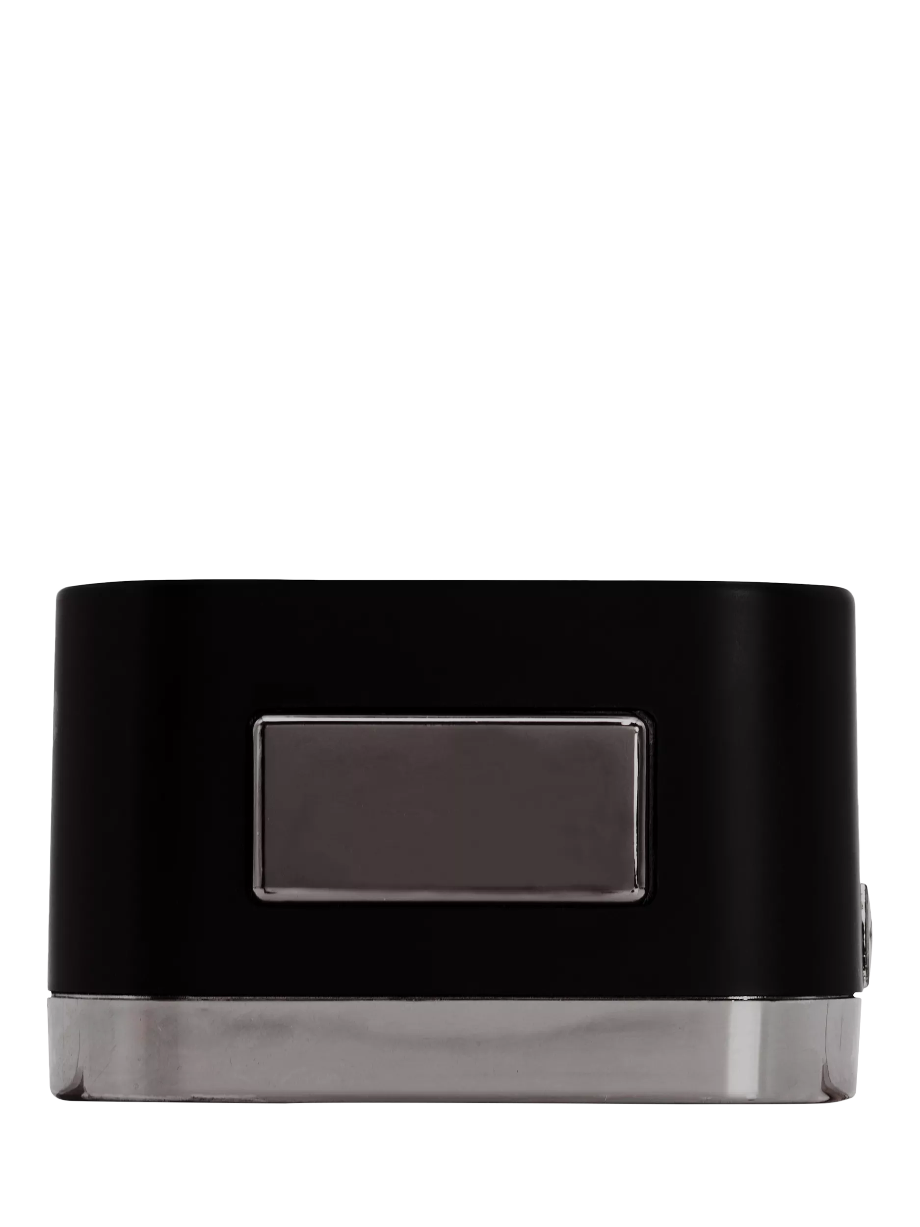 Acctim analogue square alarm clock black with luminous hands (British brand)
