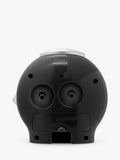 Acctim Emma Silent Sweep Analogue Alarm Clock in black - British product
