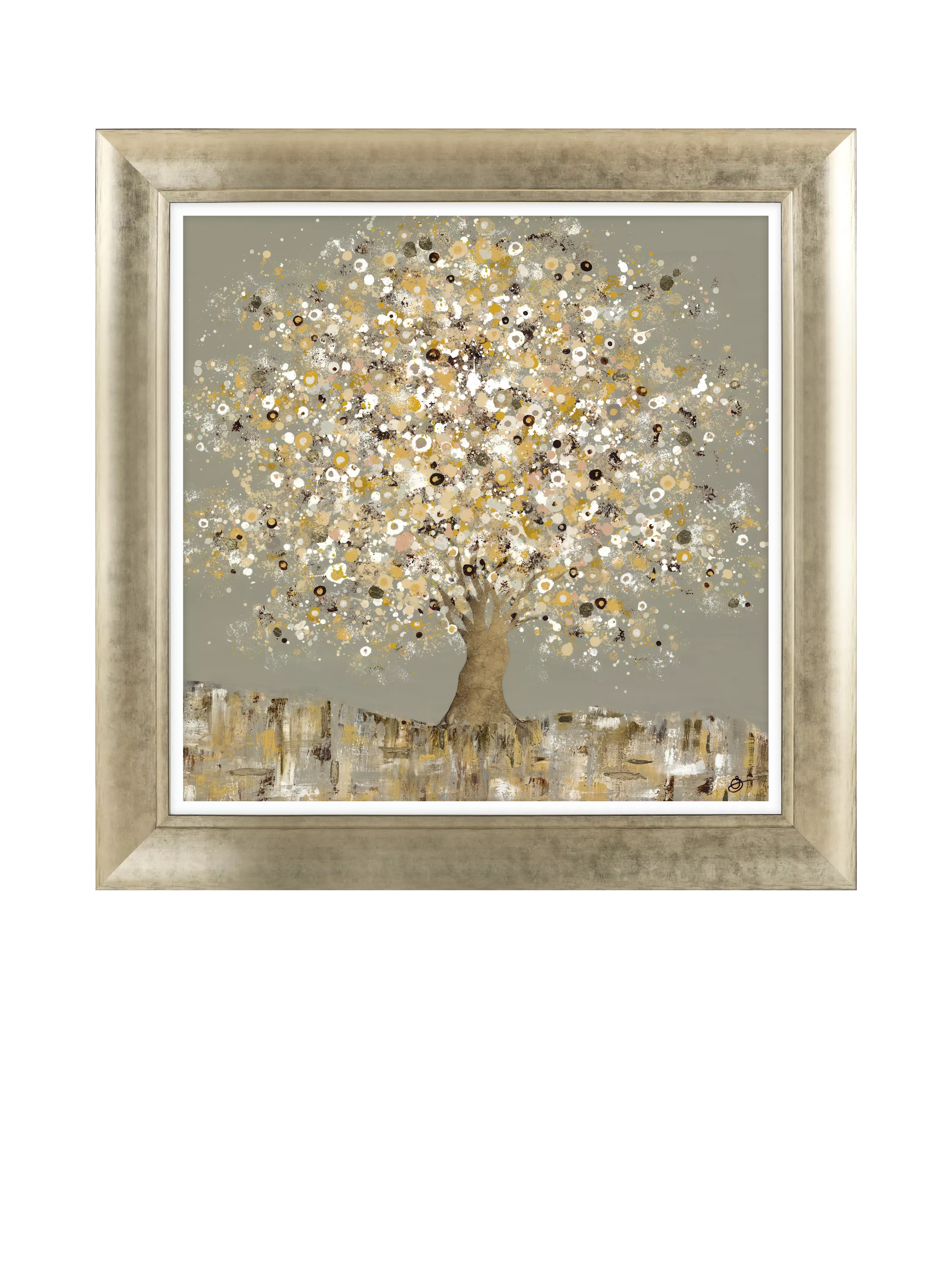 John Lewis Sara Otter Golden Glow framed print 70x70cm (British brand)