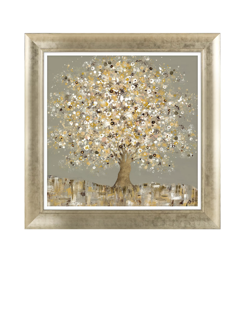 John Lewis Sara Otter Golden Glow framed print 70x70cm (British brand)