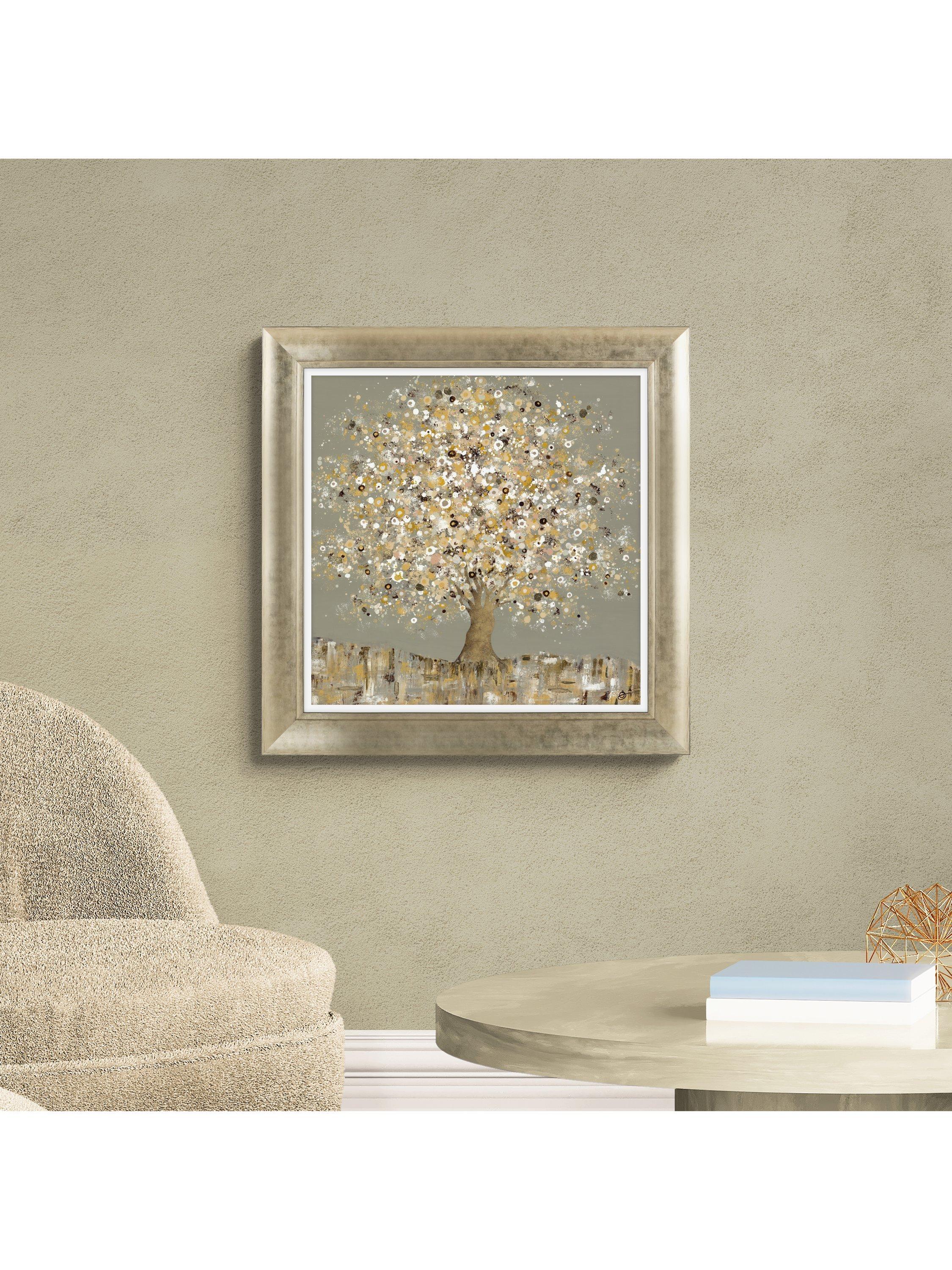 John Lewis Sara Otter Golden Glow framed print 70x70cm (British brand)