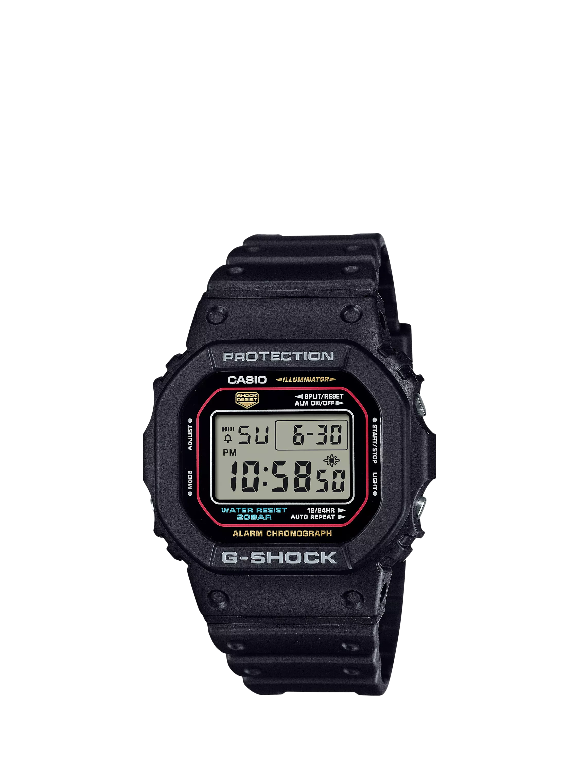 Casio G-Shock DW-5600RL men's resin strap watch black - British product
