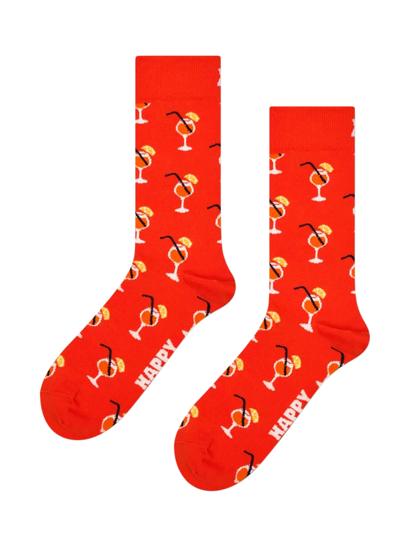 Happy Socks Spritzer orange socks one size, UK version