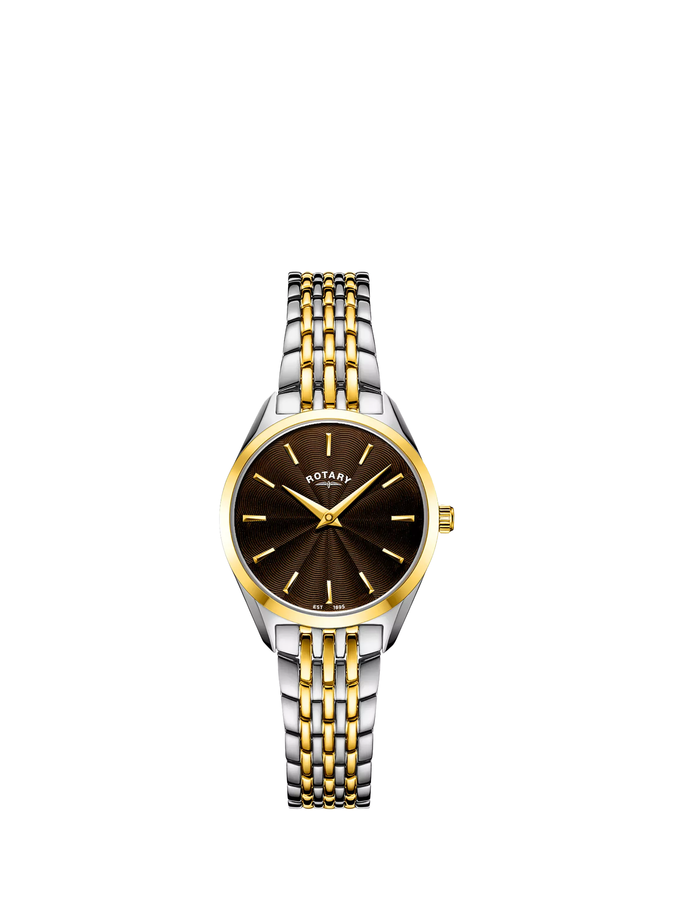 Rotary Ultra Slim women's watch 27mm brown dial (British brand)