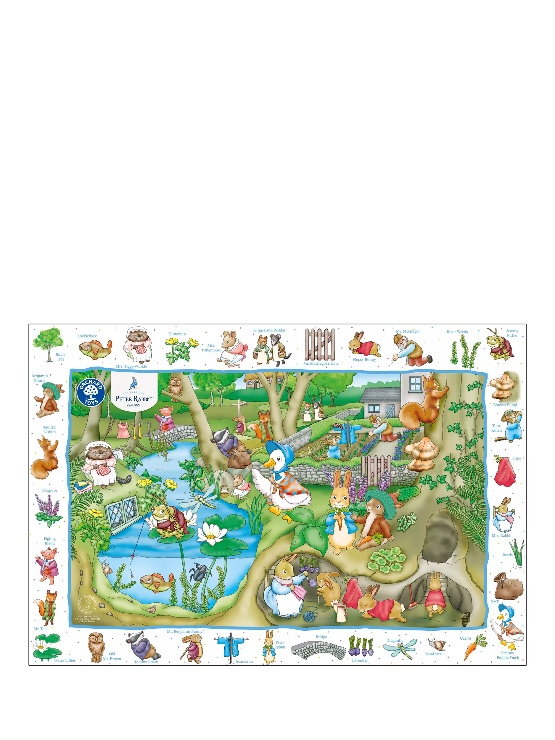 Orchard Toys Peter Rabbit 50 piece jigsaw puzzle (British brand)