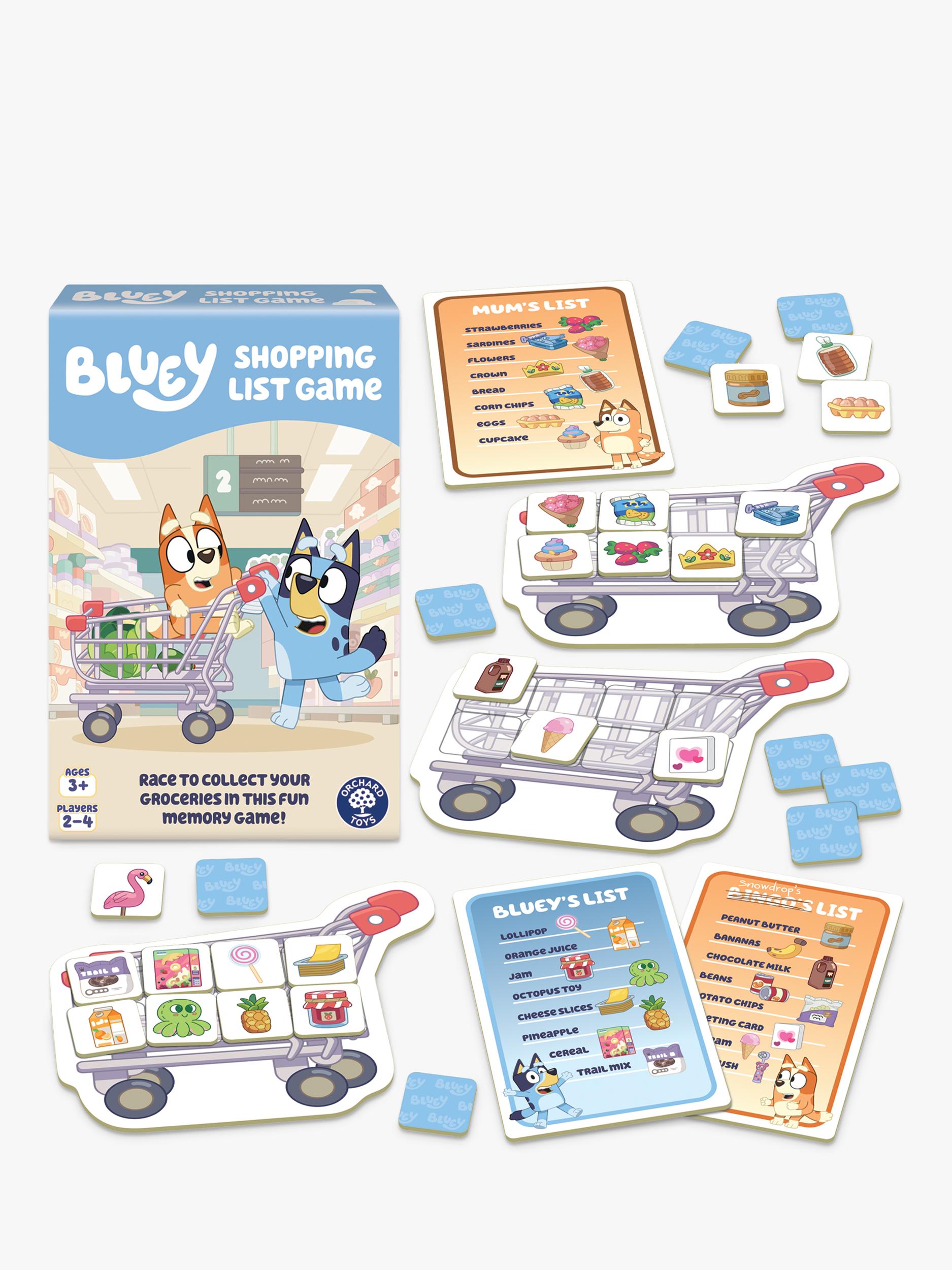 Orchard Toys Bluey Shopping List Game board game - British product