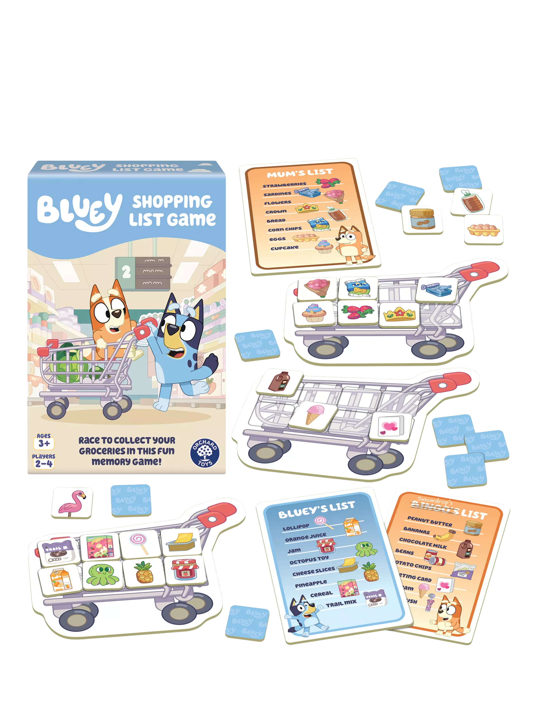 Orchard Toys Bluey Shopping List Game board game - British product