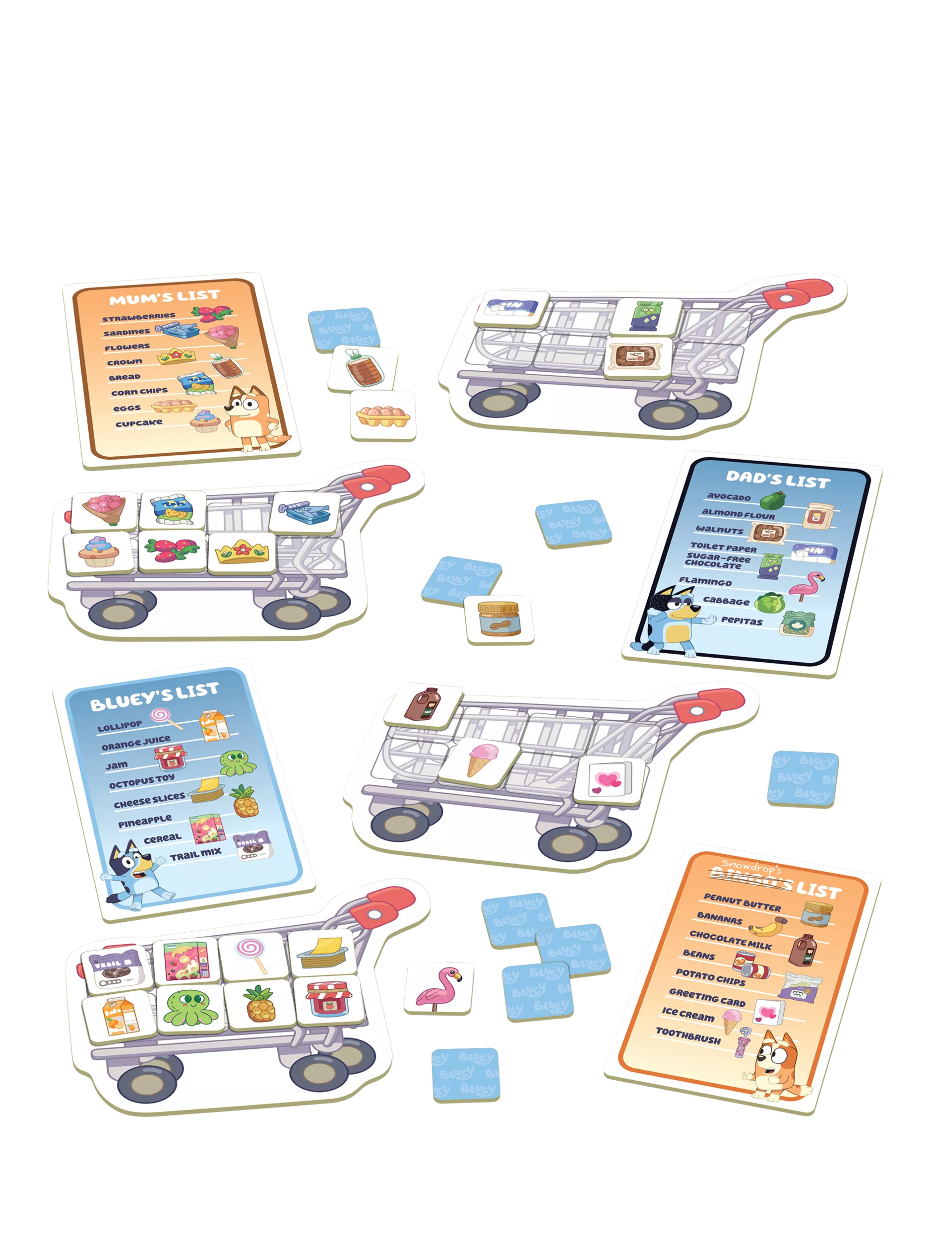 Orchard Toys Bluey Shopping List Game board game - British product