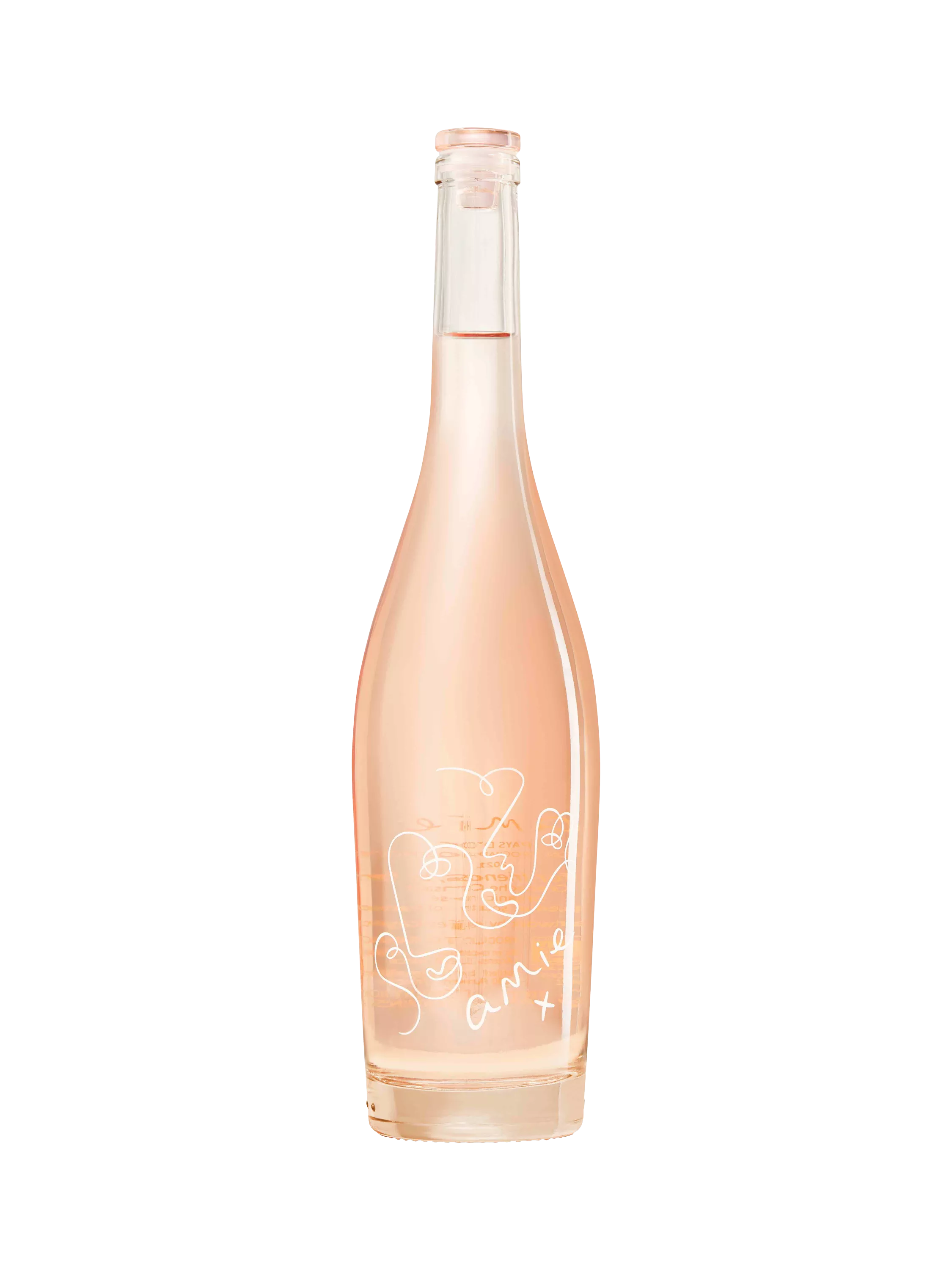 Amie organic rosé wine 75cl with UK delivery - British product