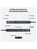 Targus USB-C hub 11 Port, imported from the UK